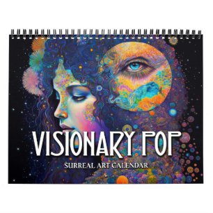 2025 Visionaire Pop Surrealistische Kunstkalender Kalender