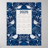 2025 Vogelkalender Poster (Voorkant)