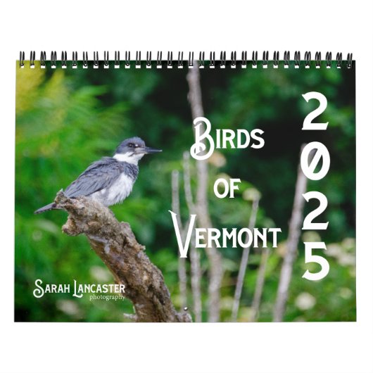 2025 Vogels van Vermont kalender (Hoes)