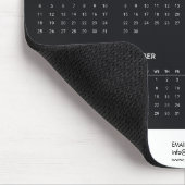 2025 Voljaar Kalender Business Logo Promotional Muismat (Hoek)