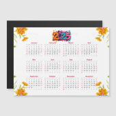 2025 Voljaar Uitzicht Kalender - Basis Minimal Magnetische Uitnodiging (Voorkant / Achterkant)