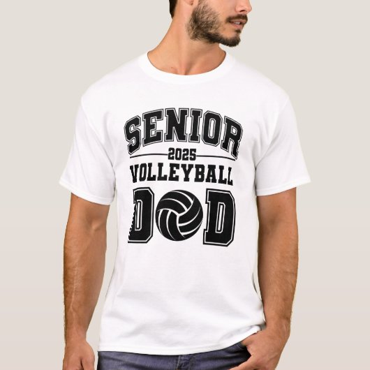 2025 Volleybal Papa T-shirt (Voorkant)