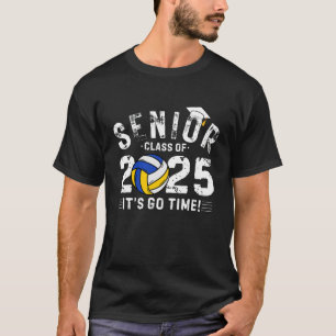 2025 Volleybalspeler -Klasse van 2025- afstuderen T-shirt