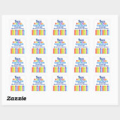 2025 Voorschoolse Afstuderen Custom School Party Vierkante Sticker (Vel)
