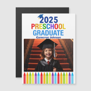 2025 Voorschoolse Afstuderen Foto Aangepaste Magne