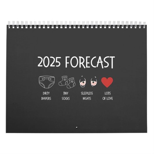 2025 voorspelt dat mama nieuwjaar wordt kalender (Hoes)