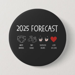 2025 voorspelt dat mama nieuwjaar wordt ronde button 7,6 cm