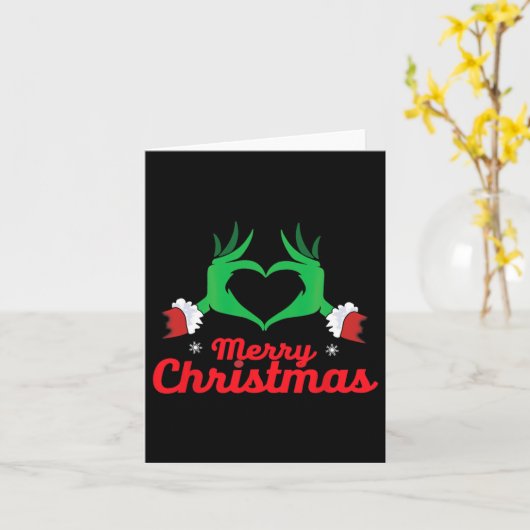 2025 Vrolijk Kerstfeest Kaart (Gele Bloem)