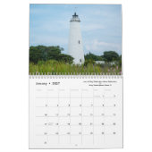2025: Vuurtorens van North Carolina Kalender Med (Jan 2027)