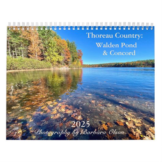 2025 Walden Pond/Concord Kalender (Hoes)