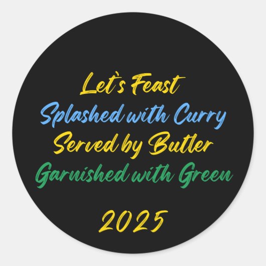 2025 Warriors Sticker (Voorkant)