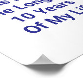 2025 was de langste 10 jaar van mijn leven poster (Hoek)