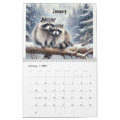 2025 Wasbeer Familie Fun Animals Kalender (Jan 2027)