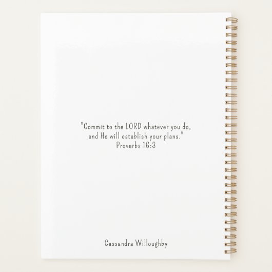 2025 Waterverf Mountain Trail Spiral Planner (Achterkant)