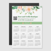 2025 Waterverf Rozen Bedrijfskalender Magnet (Voorkant / Achterkant)