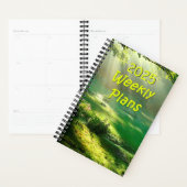 2025 Wekelijkse Plannen Eenvoudig Hemels Lichtontw Planner (Display)