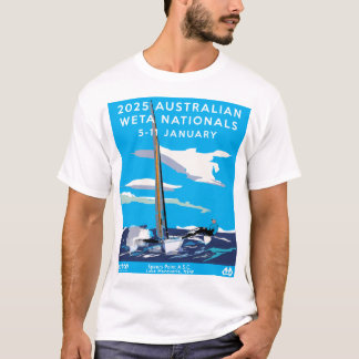 2025 Weta Nationals T-shirt - Wit/Sinaasappel