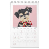 2025 Whimsical Dog Kalender - Klein (Feb 2027)
