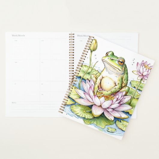 2025, Whimsical Frog, Frog and Lily Planner (Display)