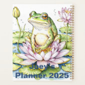 2025, Whimsical Frog, Frog and Lily Planner (Achterkant)