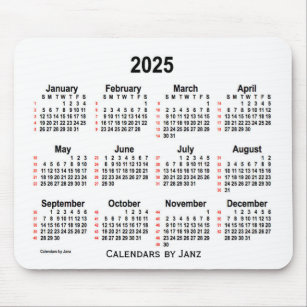 2025 White 52 Weeks Agenda van Janz Muismat