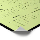 2025 White Tailed Deer Fawn Wandkalender Poster (Hoek)