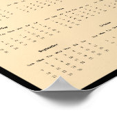 2025 White Tailed Deer Fawn Wandkalender Poster (Hoek)