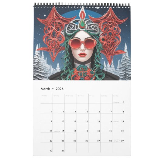 2025 Wiccans Kalender (Mar 2026)