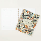 2025 Wilde Huiden Abstracte Penselen Planner (Display)