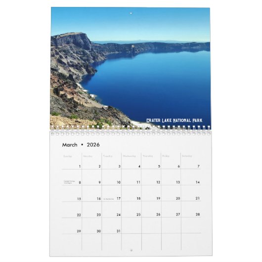 2025 Wilderness Expeditions Kalender (Mar 2026)