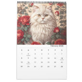 2025: William Morris inspireert katten en honden Kalender (Feb 2026)