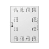 2025 Witte Agenda van Janz Notitieblok (Linkerzijde)