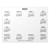 2025 Witte Agenda van Janz Notitieblok (Voorkant)