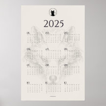 2025 Wolf Schetskalender Poster | "Dies Irae"