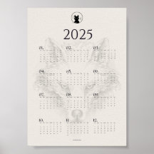 2025 Wolf Schetskalender Poster | "Dies Irae"