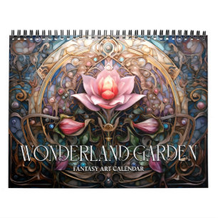 2025 Wonderland Garden Surreal Fantasy Kunst Kalender