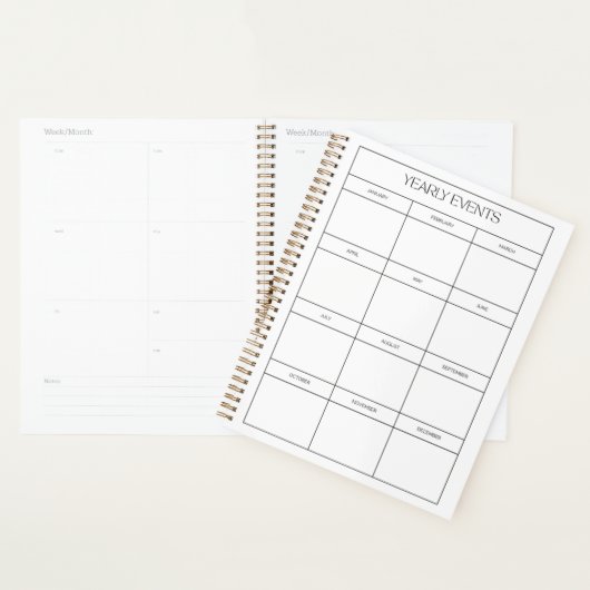 2025 Yearly Planner | Minimalist Wall Calendar (Display)