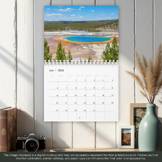 2025 Yellowstone National Park Kalender