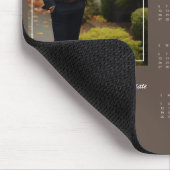 2025 Zakelijke fotokalender - Bruin Muismat (Hoek)