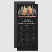 2025 Zakelijke Magnetische Kalender - Forest/BLK (Voorkant / Achterkant)