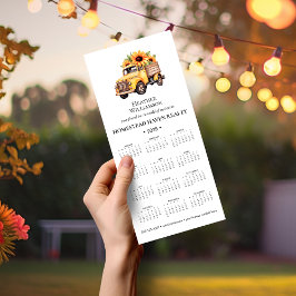 2025 Zakelijke Magnetische Kalender - Zonnebloem T