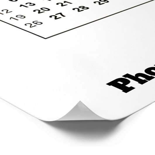 2025 Zakelijke promotie groot Poster (Hoek)