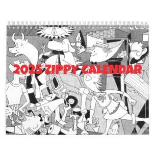 2025 Zippy Kalender door Bill Griffith
