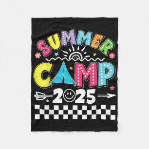 2025 Zomer Kamp 2025 Zomer Vakantie Matching Fam Fleece Deken