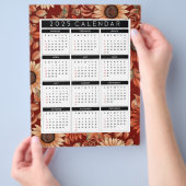 2025 Zonnebloem Flyer Kalender – Jaar-op-een-blik (Hand)