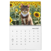 2025 Zonnebloem Katten Kalender (Mar 2027)