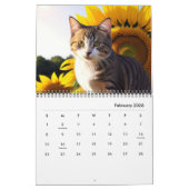 2025 Zonnebloem Katten Kalender (Feb 2026)