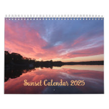 2025 Zonsondergang Kalender