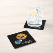 2025 Zonsverduistering Photobomb gepersonaliseerd Kartonnen Onderzetters (Insitu)