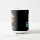 2025 Zonsverduistering Photobomb gepersonaliseerd Koffiemok (Center)